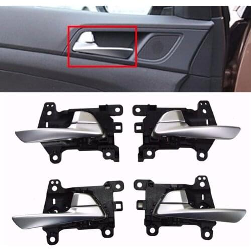 Inside Metal Door Handle Set 4PCS OEM Parts For Hyundai 2016-Tucson ix35 TLC 82610D301VCS 82620D301VCS 83610D301VCS 83620D301VCS
