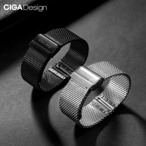 Xiaomi Youpin CIGA Design 22mm Watch Strap Stainless Steel Accessories for CIGA Automatic Hollowing Mechanical Watch Z MY Series