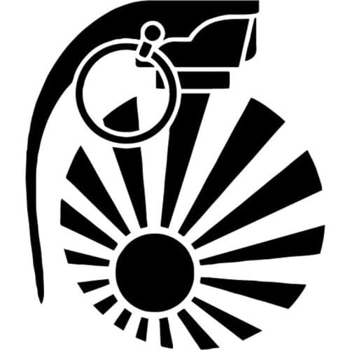 Funny Car Stickers Pvc Water Pump Accessories Reflector Scratch Decals Waterproof Black/silver/white/red/laser 13cm * 11cm