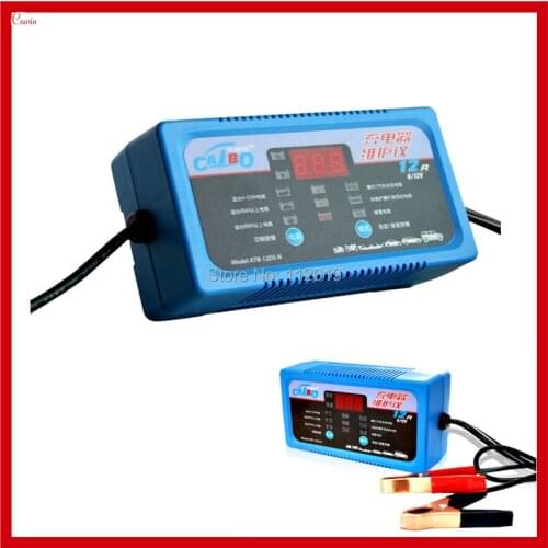 New Electric Bike Motorcycle Car 12V/6V (4AH-200AH) Battery Charger 2A/8A/12A Smart Repair Lead-acid Battery Charger