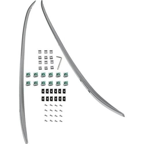 1Pair Roof Rack Rails for Mazda CX-9 CX9 2016-2021 Aluminum Silver Luggage Improves The Accessibility & Appearance for SUV