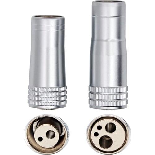 1pc Dental Handpiece Turbine Adapter 2 Holes and 4 Holes Changer Connector Tool for Dentist Lab Handpiece Duct Accessary