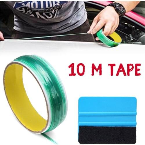 10M Knifeless Tape Cutting Line for Car Sticker Trim with 1pcs Squeegee Tool Car DIY Cut Design Line for Car Wrapping Film