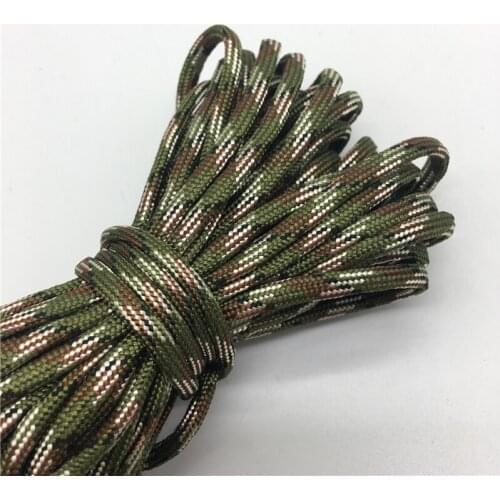 10yds Paracord 550 Parachute Cord Lanyard Rope Mil Spec Type III 7 Strand Climbing Camping Survival Equipment #Multicolor SZ146