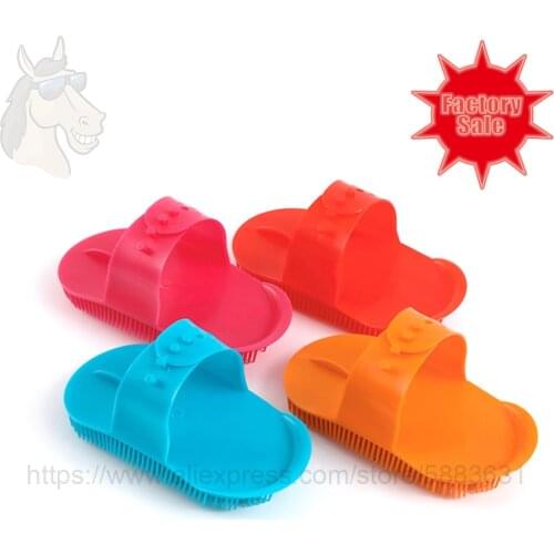 21 2001 Curry comb (Big size) with adjustable buckle 17.5*8.5cm for horse grooming massage clean horse body factory direct sale