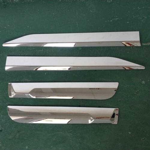 4PCS Door Body Side Moulding Cover For TOYOTA HILUX REVO 2015 2016 2018 Car Styling Auto Accessories