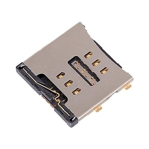 5pcs/lot for iPhone 4 4G sim card reader socket holder connector socket