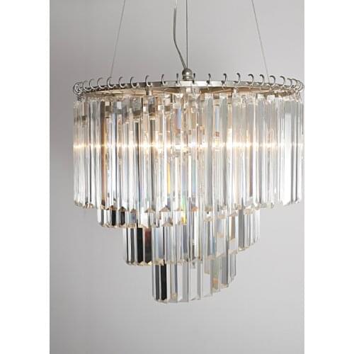 American country living room bedroom atmosphere duplex building bedroom dining room lamp luxury villa home crystal chandelier