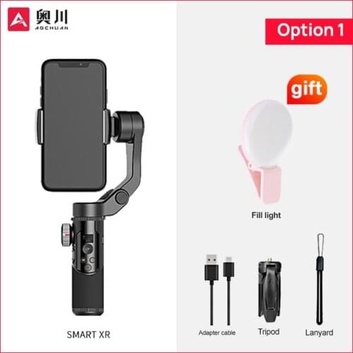 AOCHUAN SMART XR Handheld 3 Axis Gimbal Phone Stabilizer Bluetooth for IOS Android PK dji om4 MOZA MINI MX Hohem Isteady X