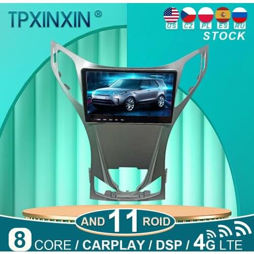 For Hyundai Azera 2011 2012 Android 11 Car Stereo Radio with Screen Tesla Radio Player Car GPS Navigation Head Unit