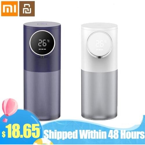 Xiaomi Liquid Soap Dispensers USB Rechargeable Temperature Display 320ML Automatic Dispenser Soap Foam Hand Sanitizer Machine