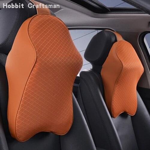 Car secretary Universal Neck Pillow Memory Foam Pillow Cushion Head Rest Soft Breathable Seat Headrest Car Interior Accessories