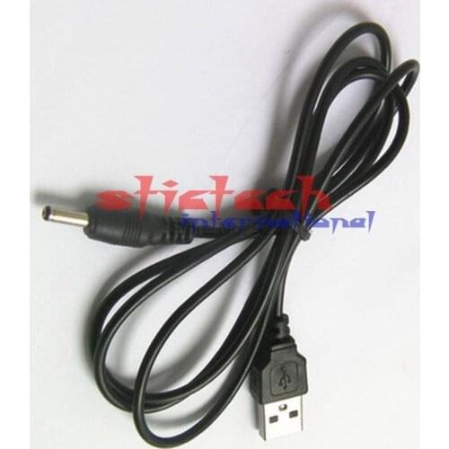 By dhl or ems 2000pcs DC 5V USB 2.0 1A to 3.5*1.35mm Barrel Connector Jack Power Cable