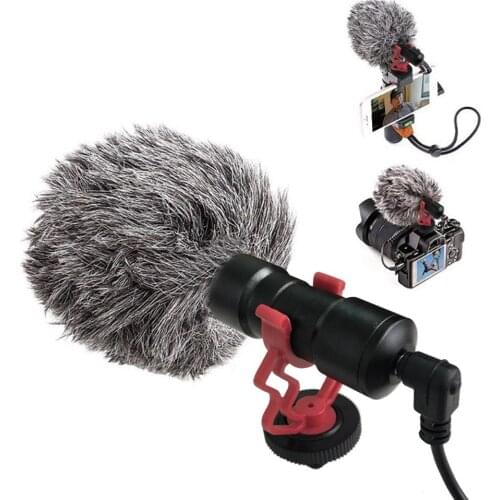 GAM-MG1 Shotgun Video Microphone Universal Recording Microphone Mic for DSLR Camera iPhone Android Smartphones Mac Tablet