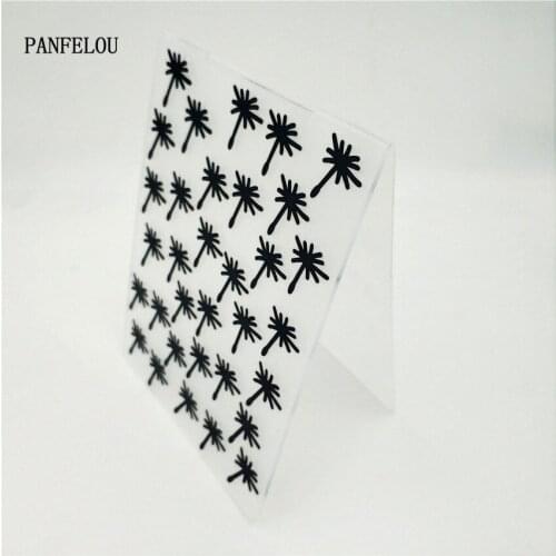 HOT plastic Dandelion craft card making paper card album wedding decoration clip Embossing folders