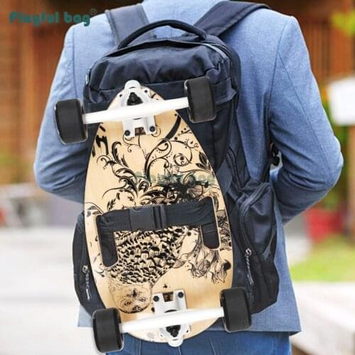 Playful Bag Four wheel skateboard Mini Street brushing skateboard Beetle small board Durable Maple skate board AMA86