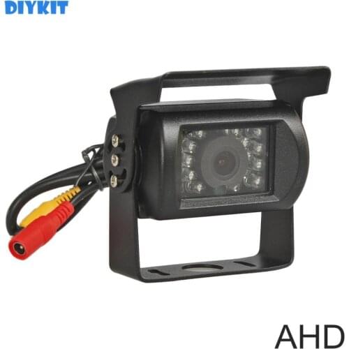 DIYKIT AHD DC12V 120 Degree Waterproof Color Reverse Backup Car Truck Bus Camera With IR Night Vision