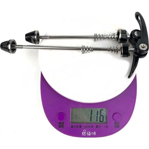 Alloy Bike wheel Quick Release Front 100mm Rear 130mm Wheel Hub 116g /pair Skewers QR ForRoad Bicycle Skewer