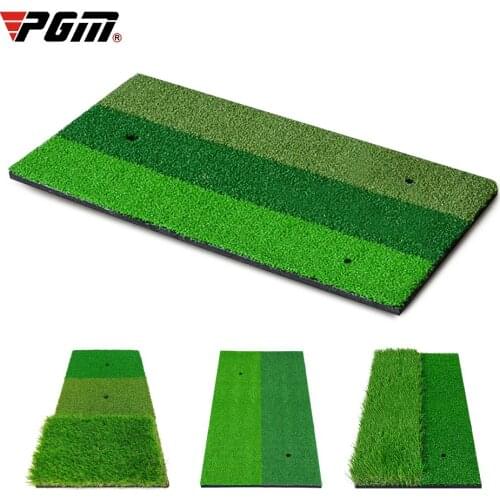 PGM 60x30cm Golf Hitting Mat Indoor Outdoor Mini Practice Durable PP Grass Pad Backyard Exercise Golf Training Aids Accessories