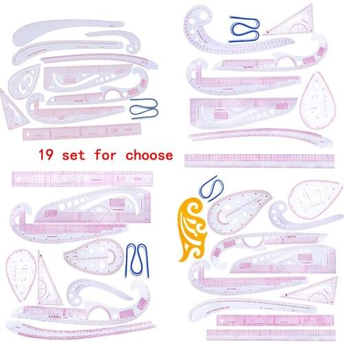 Ruler French Curve Cutting Rulers Yardstick Sewing Tools Measure Dressmaking Comma Line Straight Ruler Sewing Clothing Rulers