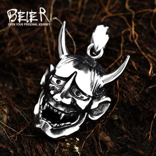 Fashion Vintage Women Men Prajna Stainless Steel Pendant Chain Necklace Jewelry BP8-487