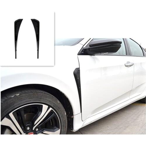Car Front Air Vent Fender Side Cover Trim Sticker Fit for Honda Civic 10th 2016 2017 2018 Car Exterior Accessories Styling