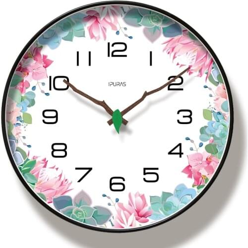 Nordic Silent Wall Clock Large Hanging Clocks Wall Watch Home Simple Modern Living Room Luxury Saat Home Décor