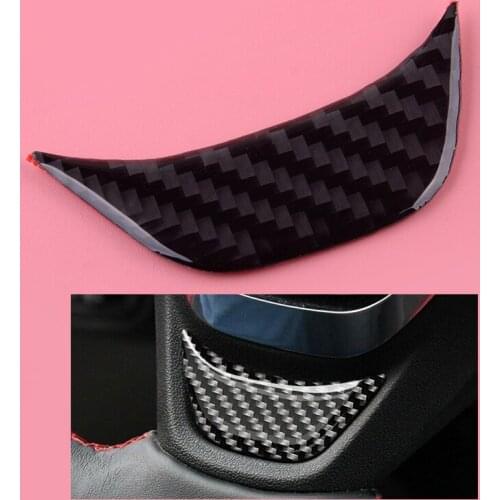 Carbon Fiber Steering Wheel Lower Trim Cover Frame Decor Fit For Chevrolet Malibu 2016 2017 2018 2019