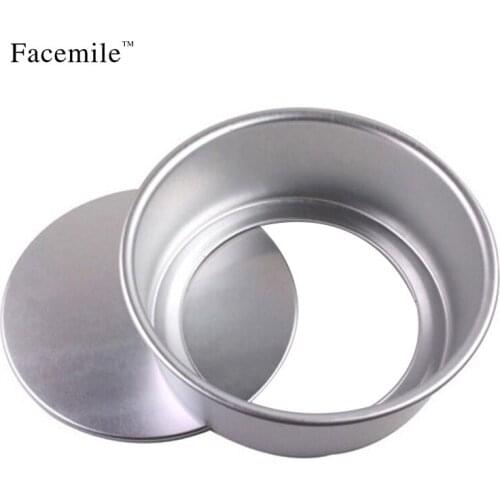 New 6 Inch metal Round Cupcake Pan Cake Pudding Mold Baking Mould with Removable Bottom DIY Baking Gift 03050