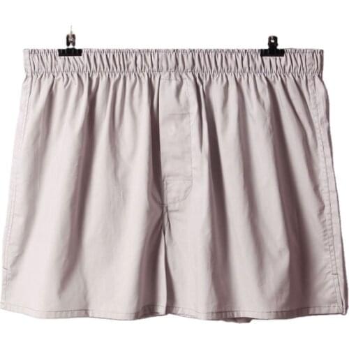 Pure color Summer simple home shorts men sleep bottoms Korea casual cotton mens sleepwear shorts sheer homewear Arrow pants R