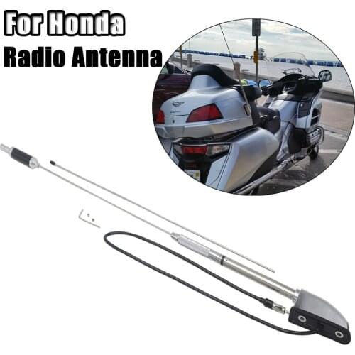 Suitable For Honda GoldWing GL1500 2006-2016 GL1800 2001-2005 motorcycle chrome radio antenna