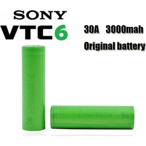 Sony 18650 Lithium Battery Sony 18650-3000mah Lithium Battery Sony VTC6 Lithium Battery