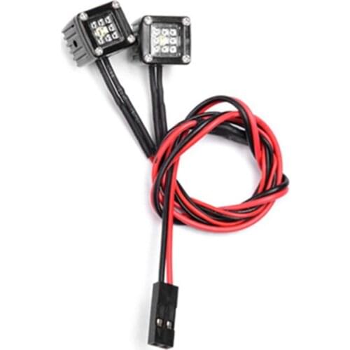 RC Car LED Light Headlights Spotlight For TRX4 SCX10 90046 1/10 RC Crawler Super Bright RC Crawler Car Spare Parts