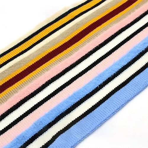Hem Ribbed Fabric Knit Stretchy Cuff Tissue For Winter Sweater And Coat Hoodie Accessories KA16