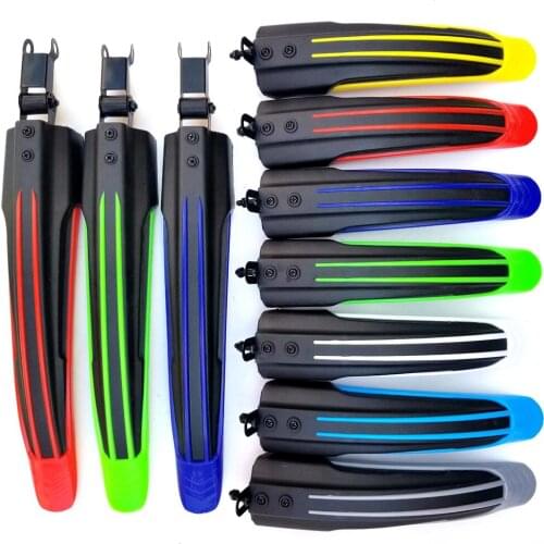 2 Pcs Bicycle Mudguards Mountain Road Bike Fenders Set for Bike Cycling Accessories Front / Rear Wheel Fenders Mud Guards Wings