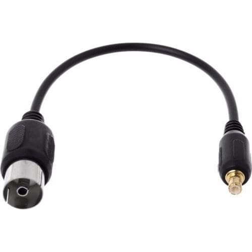 1PC IEC to MCX Antenna Pigtail Cable Adapter Connector For USB TV DVB-T Tuner