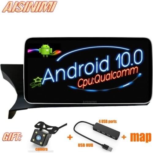 12.5Android 10 Car Dvd Navi Player FOR Mercedes BENZ C-Class W204/S204 C180 C200(2011-2014) car Monitor audio gps stereo all one