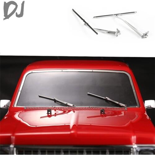 3D Metal Logo Rearview Mirror Wiper Grille Frame for 1/10 TRAXXAS TRX-4 T4 K5 Blazer