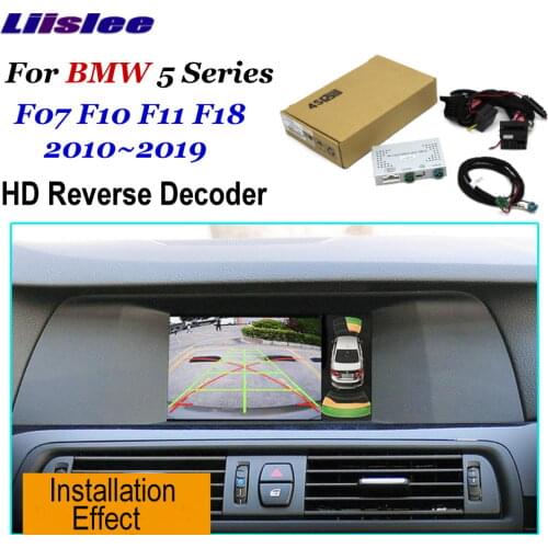Car Rear Camera For BMW 5 Series 520d/530d/535i F10/F07/F11/F18 2010-2020 Reverse Decoder Original Display Upgrade System