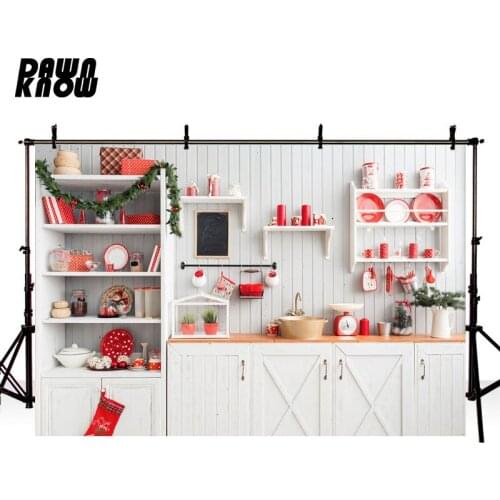 DAWNKNOW Merry Christmas Candy Store Photography Background Indoor Backdrops Family Children Photocall Photo Studio lv1098