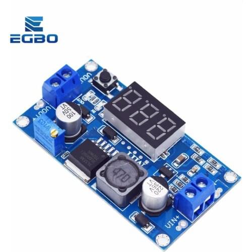 DC-DC XL6009 Digital Boost Step Up Power Supply Module Adjustable 4.5-32V to 5-52V Step-up Voltage Regulator With LED Voltmeter