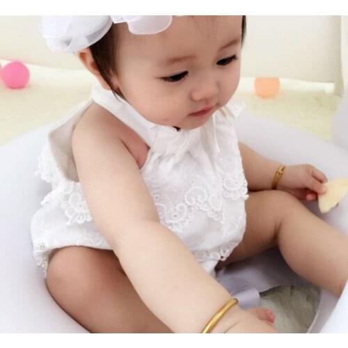 Childrens Wear Explosive Little Lace Childrens Lace Hat Pink, White and Blue Tri-color Options