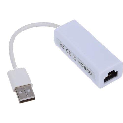 Ethernet 10/100 Wired Network USB Adapter to LAN RJ45 Card