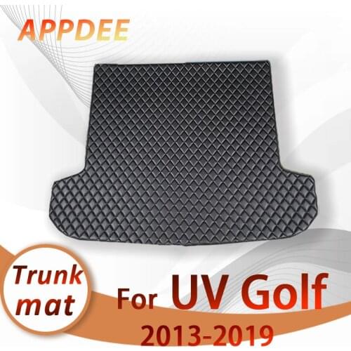 APPDEE Car trunk mat for Volkswagen Golf 2013 2014 2015 2016 2017 2018 2019 cargo liner carpet interior accessories cover