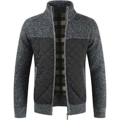 Mens Sweaters Autumn Winter Warm Knitted Sweater Jackets Cardigan Coats Male Clothing Casual Knitwear
