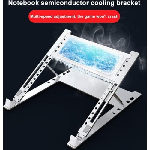 Portable Laptop Stand Support Base Notebook Holder Table For Macbook Xiaomi Dual Fan Laptop Cooler Notebook Cooling IPad Bracket