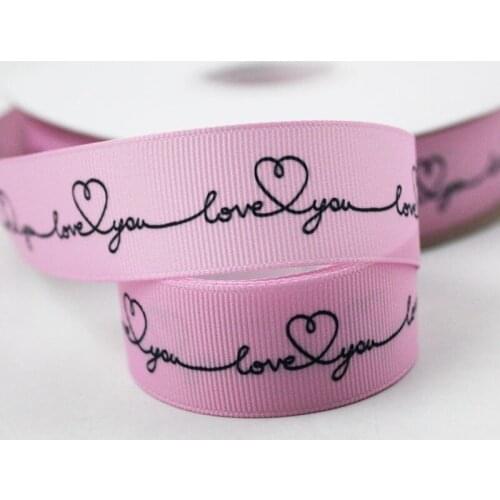 Heart ribbon gift wrap DIY handmade hair accessories accessories gifts wedding 16mm 22mm 25mm 38mm 57mm 75mm