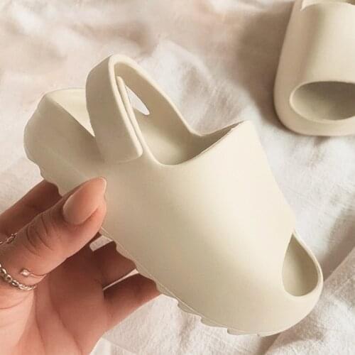 Baby Toddler Kids Adults Slip-on Fashion Sandals Boys Girls Foam Beach Summer Slides Bone Resinchildren Lightweight Water Shoes