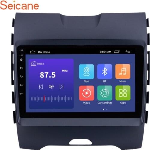 Seicane Android Touchscreen GPS Radio for Ford Edge 2013 2014-2017 with USB WIFI Bluetooth AUX support Carplay Digital TV SWC