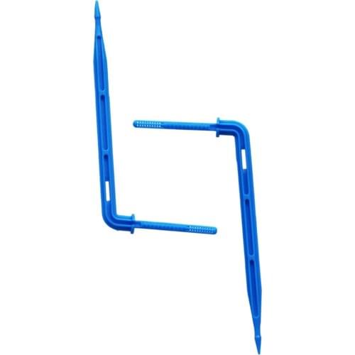 Blue Arrow Dripper for 3/5mm Hose Greenhouse Irrigation System Curved Arrows Emitter Automatic Watering Pipe Dripper 500 Pcs
